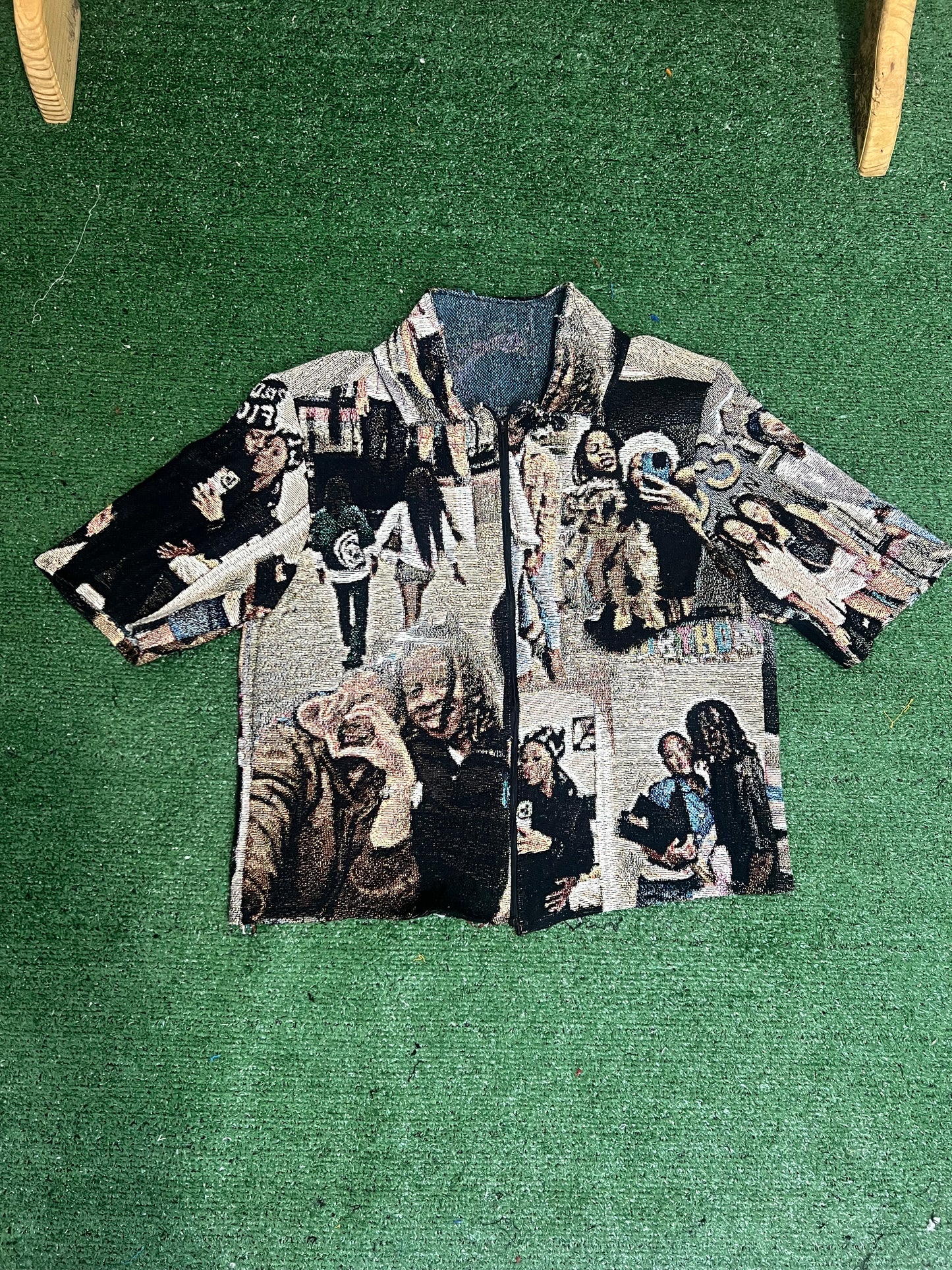 Custom Tapestry Zip-Up Shirt